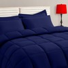 TAIMIT Navy Full Size Comforter Set - 7 Pieces, Bed