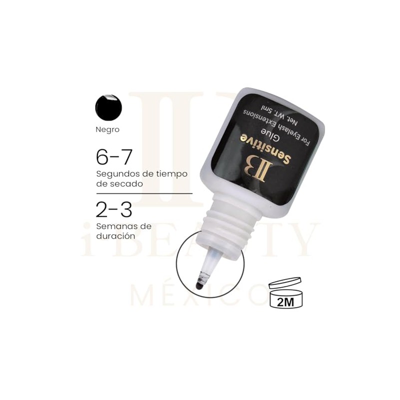 1 PCS Eyelash Extensions ibeauty Sensitive Glue 5ml, 2-3 Sec