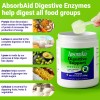 AbsorbAid 300g Powder -Natural Digestive Enzymes for gas, bloating &