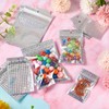 Magibeads 60Pcs Resealable Small Packaging Bags 2x4 3x5 4x6 Iridescent