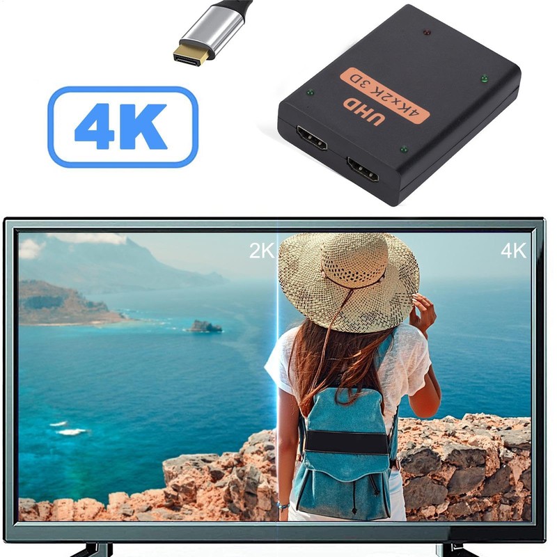 HD Splitter for TV | 1 in 2 Out Splitter