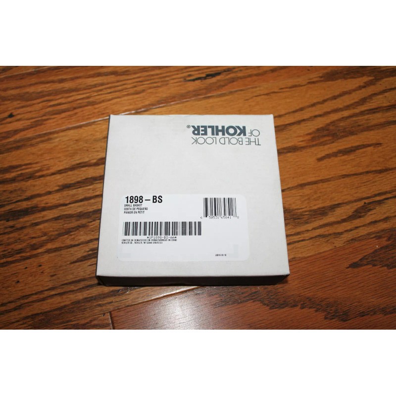 KOHLER K-1898-BS Small Shower Basket, Brushed Stainless Soap Dish