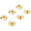 Prym PRYM_341812-1 Sew-On Snap Fasteners Brass Gold col 21 mm