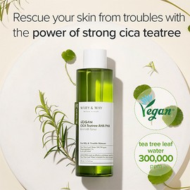 Mary&May [Mary&May]Vegan CICA Tea Tree AHA PHA Blemish Toner 200ml