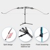 Archery Bow Stand Rack Height Adjustable Flexible Detachable Fiber Glass