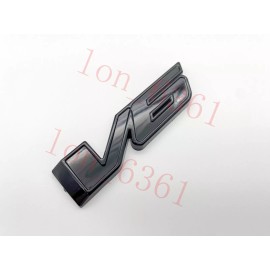 Unbranded 1PC Gloss Black Rear Tailgate V6 OVERLAY Emblems Badge 2017+ Canyon Colorado