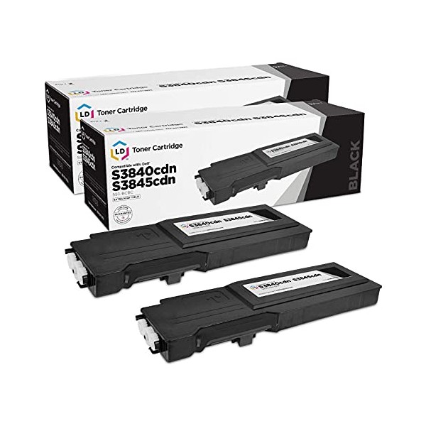 LD Compatible Toner Cartridge Replacement for Dell 593-BCBC 1KTWP Extra