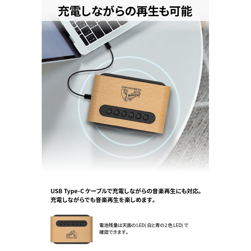 JVCKENWOOD Victor SP-WM01BT Mini Bluetooth Speaker with Up to 12