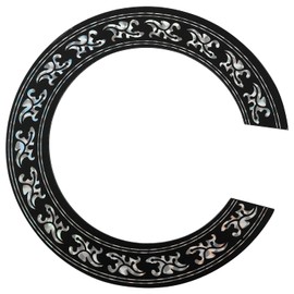 LQ Industrial Guitar Soundhole Decal Self-adhesive Rosette Inlaid Sound Hole Ring Sticker Decoration for Classical Guitar Ukulele