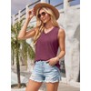 OFEEFAN Flowy Tank Tops for Women Spring Tops Dressy V