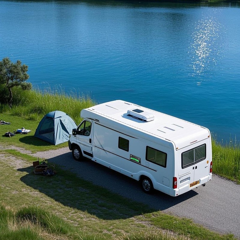 RV Level Bubble - Graduated Scale Stick On Leveling System