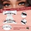 Higu clace Magnetic Eyelashes with Applicator, 1 Pair Reusable Magnetic