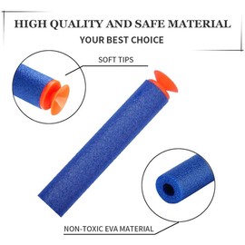 YagoDago 300PCS Suction Darts, Universal Guns Bullets Foam Bullet Dart Refill Pack Compatible with Nerf N-Strike Elite Disruptor Elite Fortnite Modulus Blasters Elite Darts, Blue