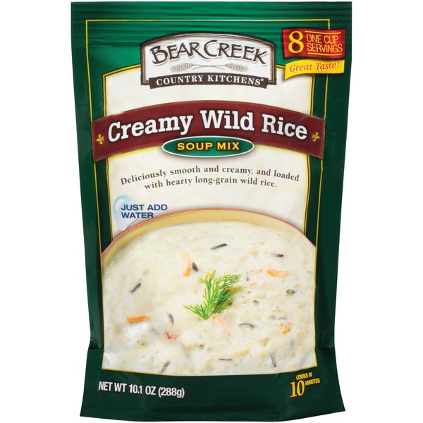 Bear Creek Soup Mix, Creamy Wild Rice, 10.1 Ounce (Pack of 6)