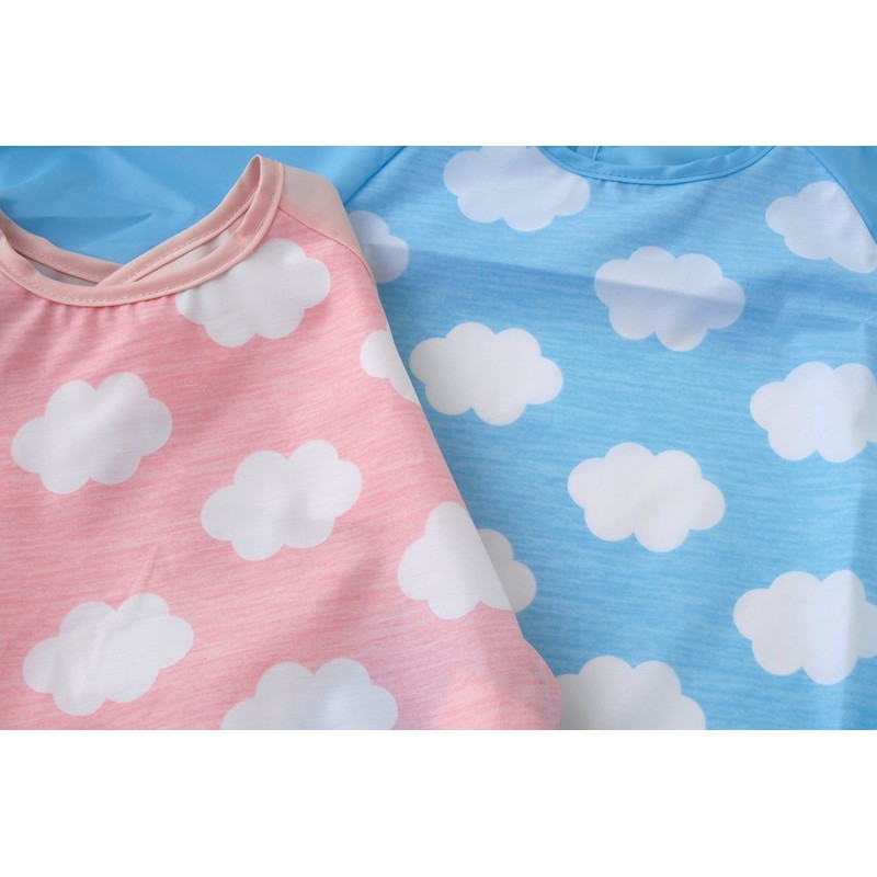 Chuckle P8161-00-30 Meal Apron, Long Sleeve with Pockets, Baby Clothes,