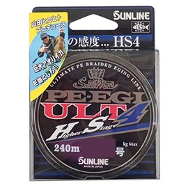 SUNLINE PE Line Saltimate PE Egi ULT HS4 120m No. 0.6 4.5kg 4 Pieces, White, Pink, Light Green