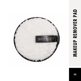 Swiss Beauty Soft & Gentle Cleansing Reusable Makeup Remover Pad| Easily Removes Stubborn Face & Eye Makeup | Pack of 1 | 8gm | Shade-2