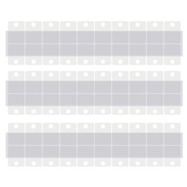 Create idea 300pcs 1.5x1 Inch Pegboard and Slatwall Hook Tabs Adhesive Hanging Tabs Round Hole Self-Adhesive Hang Tag