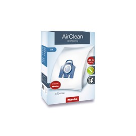 Miele Genuine GN HyClean Air Vacuum Cleaner Bags for Miele Complete C2, Complete C3, Classic C1, S8, S5 & S2 Vacuum Cleaners, Pack of 4 Vacuum Bags and 2 Filters