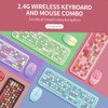 Mofii 666 Keyboard Mouse Combo Wireless 2.4G Mixed Color 110