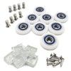 8 Pcs Diameter 25mm/1 inch Shower Door Wheel Shower Enclosure