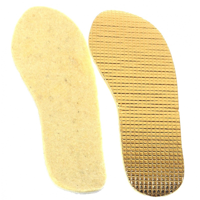 Delux_Fashion Comfort Insoles Gold Gold, gold