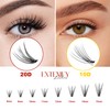 EXTENIFY 10mm Individual Lashes C Curl 20D Cluster Lashes 120pcs