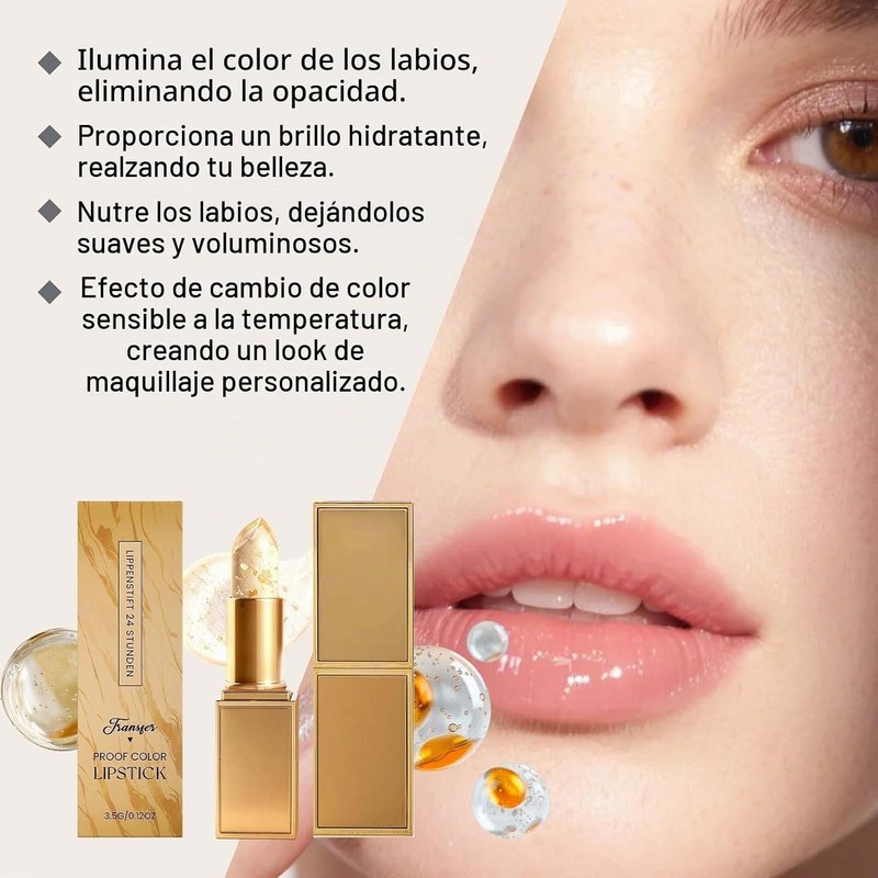 Labial cambiador de color pH – 24h de duración, hidratante
