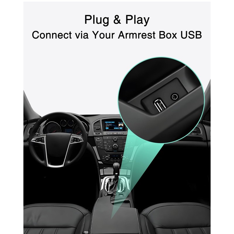 CHOOCL Bluetooth Car Adapter Compatible with Lacrosse and Regal (2010-2013)
