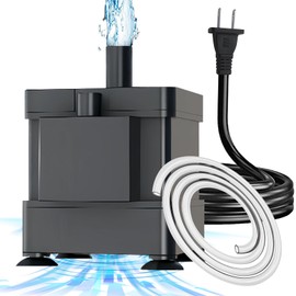 Zoronk Small Automatic Condensate Pump, 5W, With Auto Shut Off Level Sensor, For Air Conditioner, Dehumidifier, Ice Maker, Furnace, Air Cooler