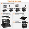 Viewsun 8 Pack Solar Post Cap Lights, Outdoor Fence Solar