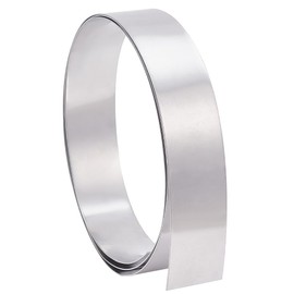 PH PandaHall Aluminium Flashing Rolls, Metal Strips, Bendable Aluminium Strip, 1060 Degrees, 1 m x 5 cm x 6.56 Feet, Aluminium Sheet Roll, Flat Aluminium Wire for DIY Jewellery Making