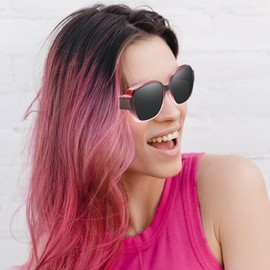 Polarized Fit Over Sunglasses for Men, Fitover Wrap Around Eyewear for Men Women, UV Protection Square Shades for Driving