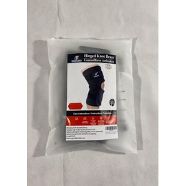 TIMTAKBO Hinged Knee Brace for Knee Pain Men Women,Adjustable Open Patella Knee Support with 2 Side Stabilizers,Compression Neoprene Wrap for ACL,Meniscus Tear,Arthritis Joint Pain (5XL fit calf 24.5-28.5")