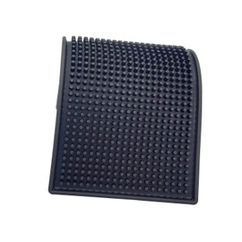 2 Pack Bar Service Mat, Black Salon Barber Work Station Mat, Anti-Slip Flexible Rubber Work Mat for Clippers, Professional Countertop Protection Mat for Bar Service, Sink Mat, Beauty Salon 12"x6"