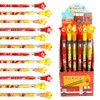 TINYMILLS 24 Pcs Fire Trucks Multi Point Stackable Pencilwith Eraser