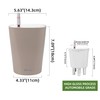 Dexceder 6x7 Self Watering Planter Indoor Outdoor, High Gloss Table