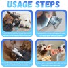 2 in 1 Dog Nail Clippers and Grinder with Lights