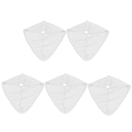 ANKROYU 5PCS Hair Dry Towel, Quick Dry Microfibe Hair Towel, Bathroom Strong Water Absorption Bath Towel, Wrap Hair Drying Towel for Travel Kitchen(A)