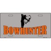 Bow Hunter Metal License Plate