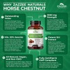 Zazzee Extra Strength Horse Chestnut 10:1 Extract, 3000 mg Strength,