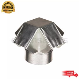 Master Flow 3" Vent Cap - Durable and Weather-Resist