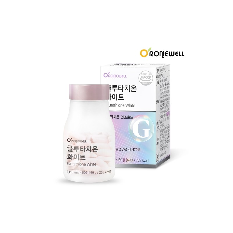 Roniwell Glutathione White (1,150mg) 60 Tablets / 로니웰 글루타치온 화이트