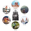 FAVORTALK Waterproof Drawstring Bag Multi- Purpose Drawstring Backpack for Beach