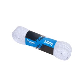 Kaps Schnürsenkel Turnschuhe & Freizeitschuhe, hochwertig, strapazierfähig, 1 Paar (120 cm – 7 bis 9 Schnürösenpaare/Weiß)