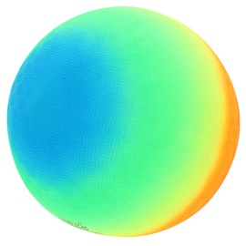Water Ball Inflatable Ball Rainbow: 22 cm Inflatable Ball Rainbow Ball Water Ball Thick PVC Water Ball Rainbow Ball Soft Beach Ball Play Ball Kickball Bouncy Ball