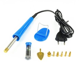 X4-TOOLS Rhinestone Applicator Set – 10 Pieces – with Hotfix Applicator, Attachments, Free Rhinestones – Starter Set