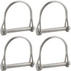 VTurboWay 4 Pcs Safety Coupler Pins 5/16"" x 2-3/4""(8mm x