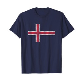 Vintage Icelandic Flag Retro Iceland Souvenir Gift Women Men T-Shirt