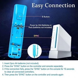 Yosikr Remote Controller for Wii/Wii U with Motion Plus, 4 Packs